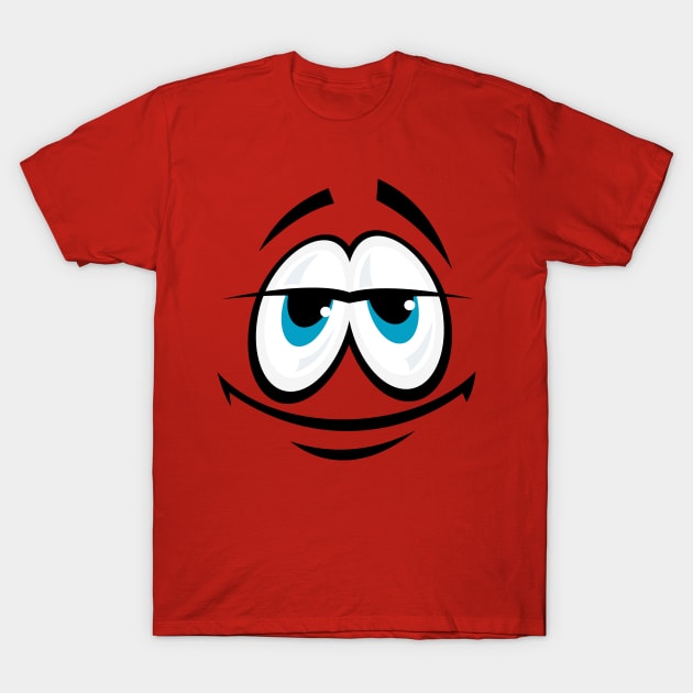 comic cartoon funny face T-Shirt by MNZStar